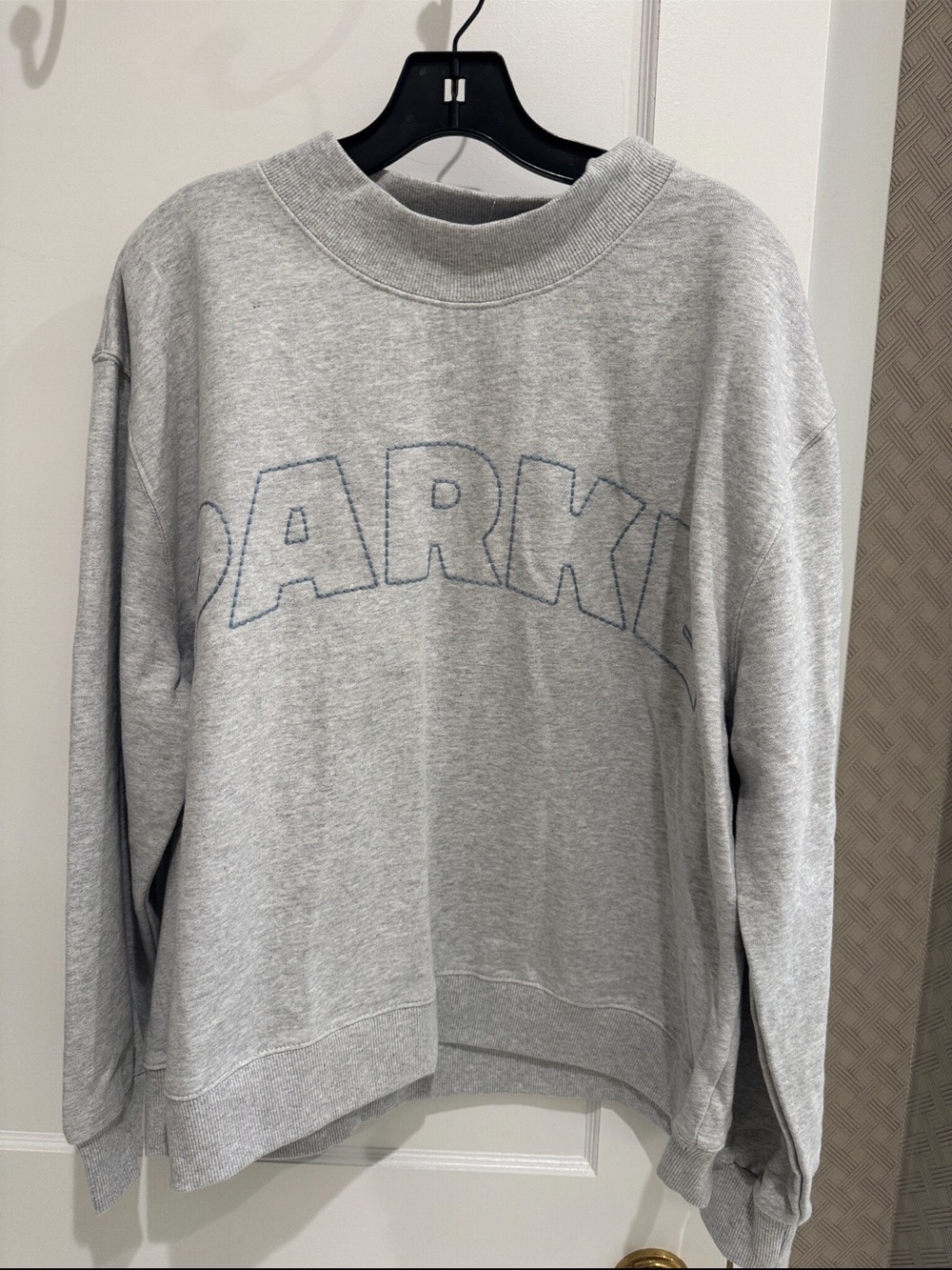PARKE x Target Grey Crewneck Sweatshirt NWT